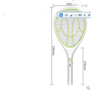 Electric Mosquito Swatter Rechargeable Household Large Mesh Household - Image 5