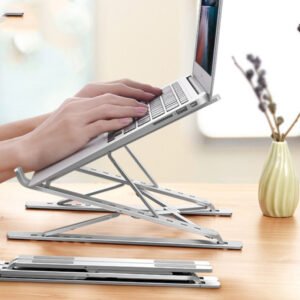 Double-Layer Aluminum Alloy Laptop Foldable Stand - Image 3