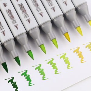 Oily Soft-tip Marker Student Hand-painted Design Set - Image 5
