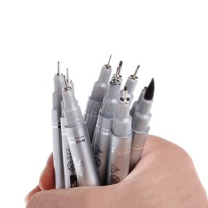 10 Tip Sizes Micron Neelde Drawing Pen Waterproof Pigment Fi - Image 2