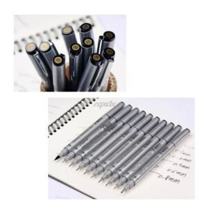 10 Tip Sizes Micron Neelde Drawing Pen Waterproof Pigment Fi - Image 3