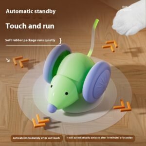 Cat Running Car Self-Hi Relieving Stuffy Electric Toy Pet Products - Image 2