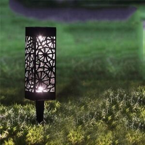4pcs LED Solar Garden Ground Lights Sensor Light Patio Lawn Lamp IP65 Waterproof - Image 3