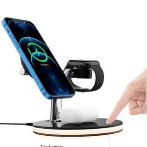 Compatible with Apple, 3 In 1 Magnetic Wireless Charger 15W Fast Charging Station For Magsafe Chargers - Image 2